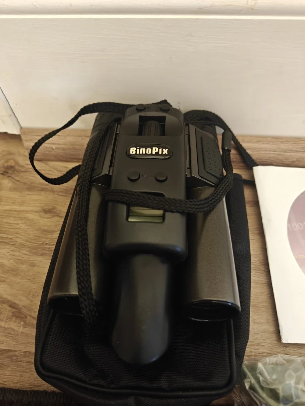 Genuine Zina BinoPix 10x25 Binoculars With Digital Camera + USB Cord